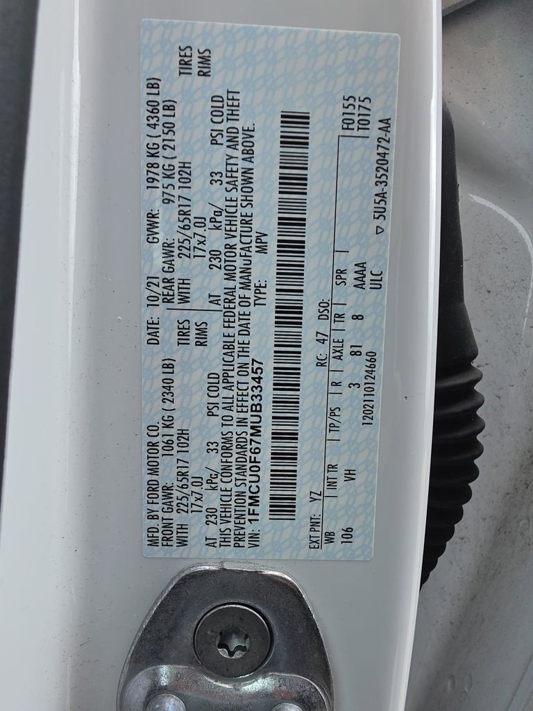 2021 Ford Escape S
