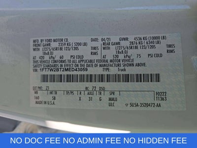 2021 Ford Super Duty F-250 SRW XL