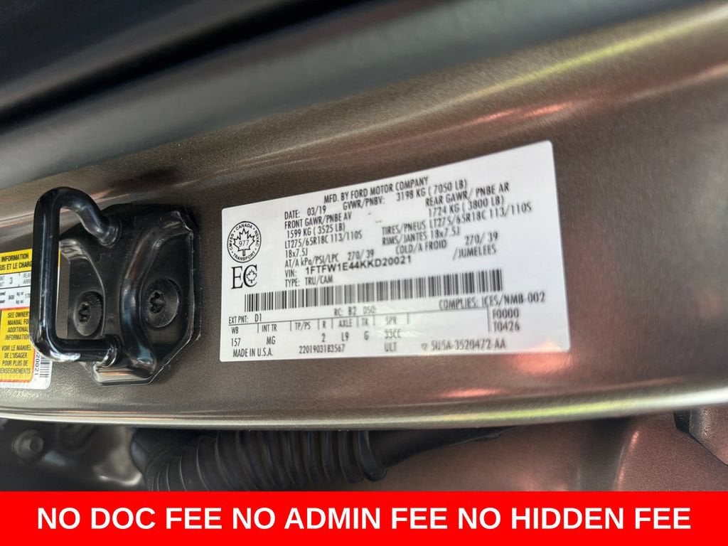2019 Ford F-150 XL