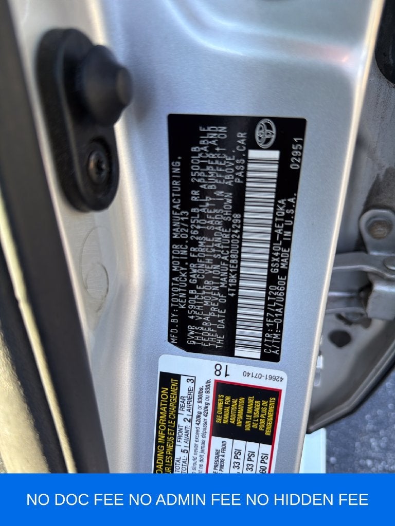 2013 Toyota Avalon XLE