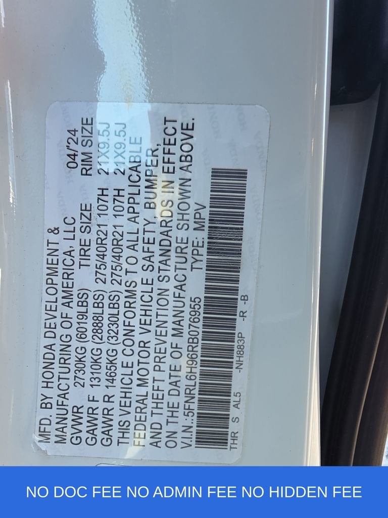 2024 Honda Odyssey Elite