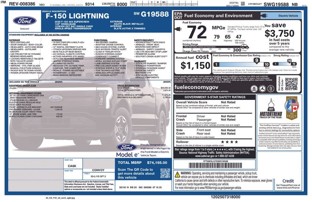 2025 Ford F-150 Lightning Flash