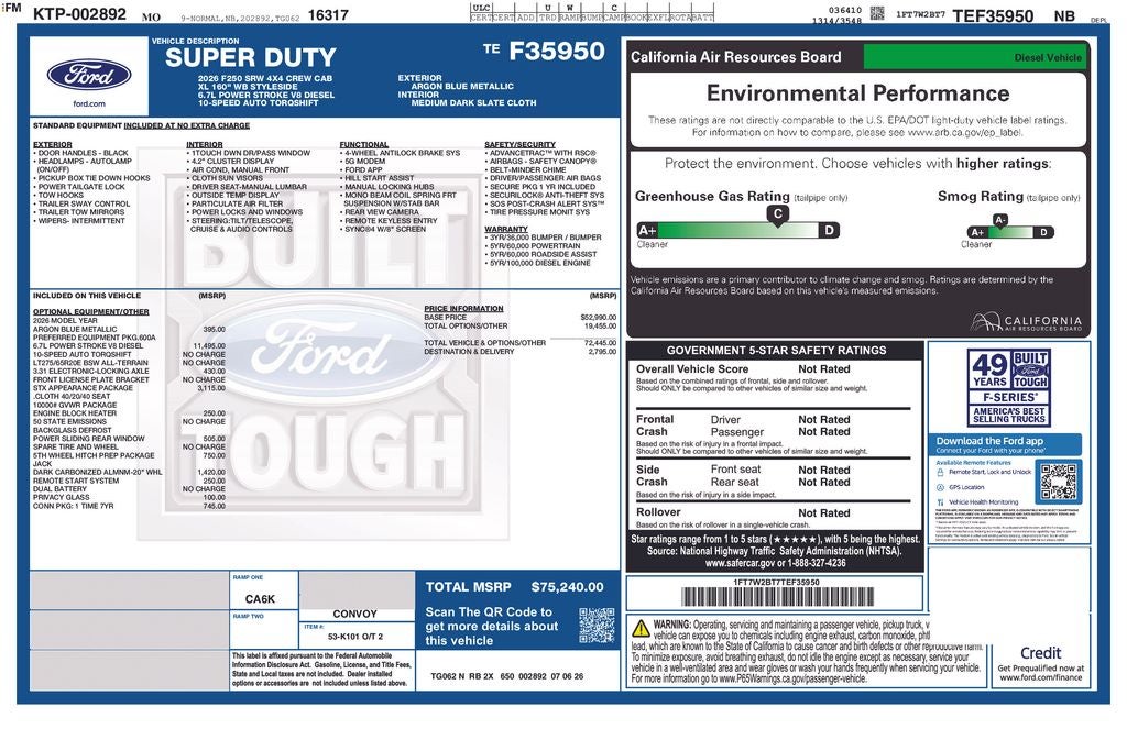 2026 Ford F-250SD XL