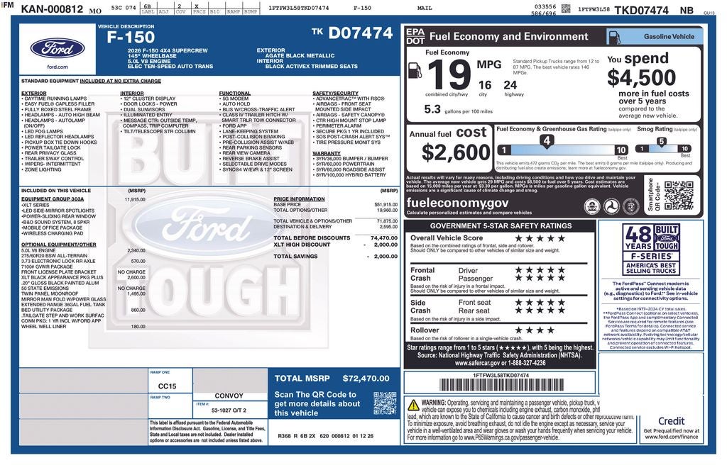 2026 Ford F-150 XLT Rocky Ridge