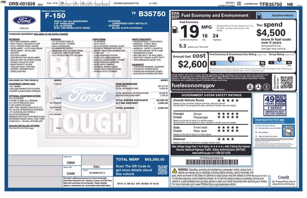 2026 Ford F-150 XLT