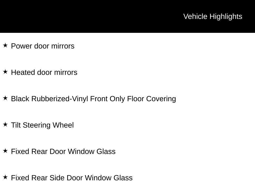 2024 GMC Savana 2500 Work Van