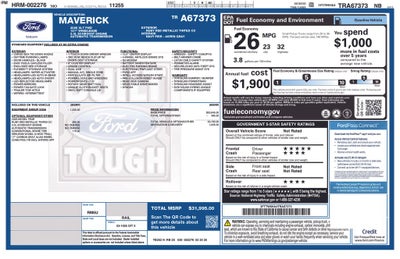 2026 Ford Maverick XLT
