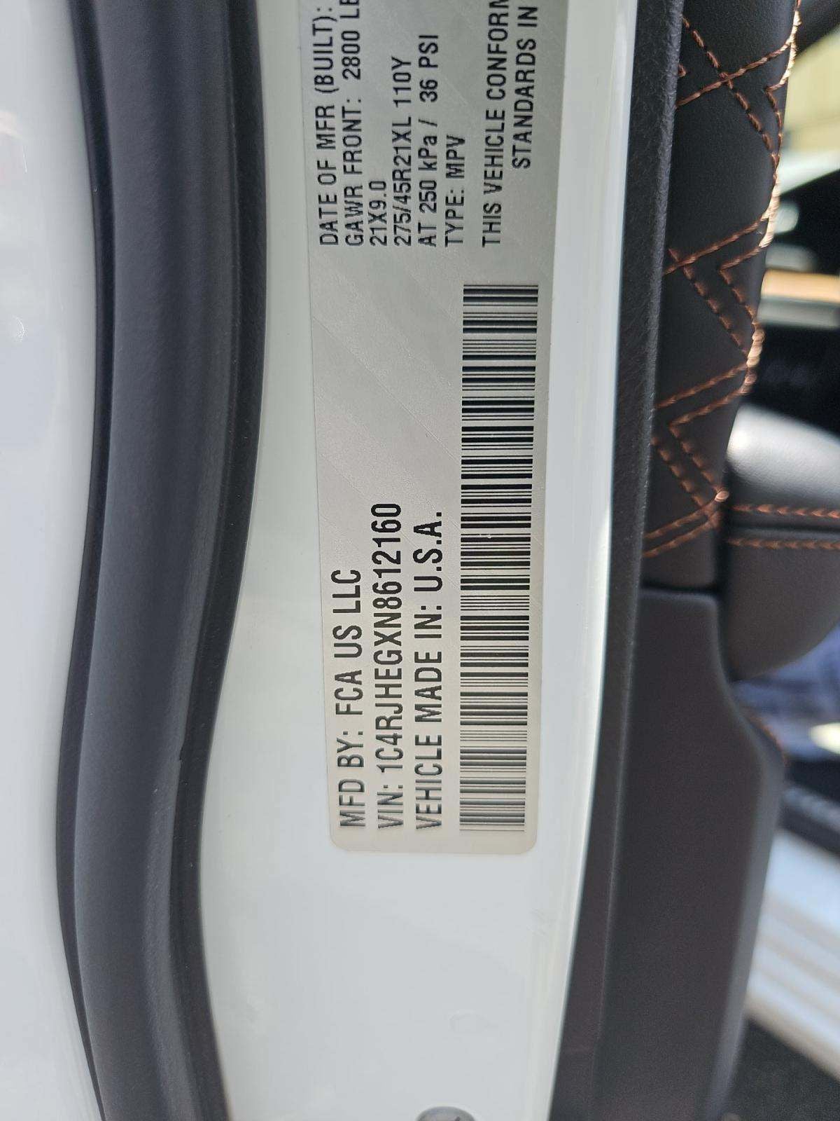 2022 Jeep Grand Cherokee Summit Reserve