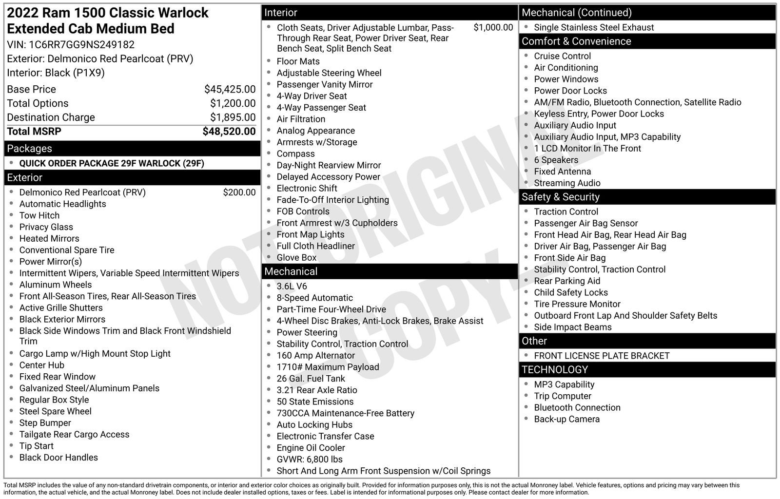 2022 RAM 1500 Classic Warlock