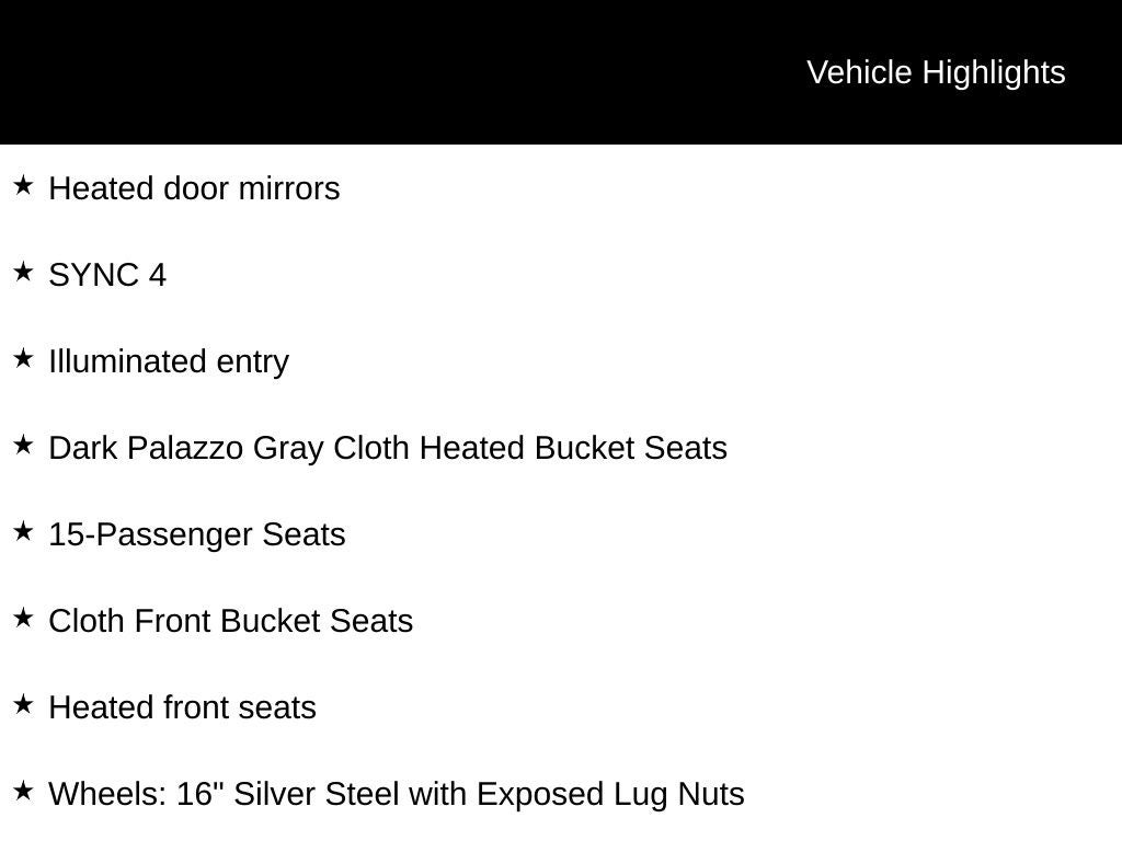 2026 Ford Transit-350 XLT