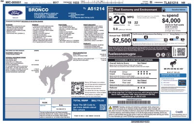 2026 Ford Bronco Outer Banks