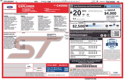 2026 Ford Explorer ST 4WD