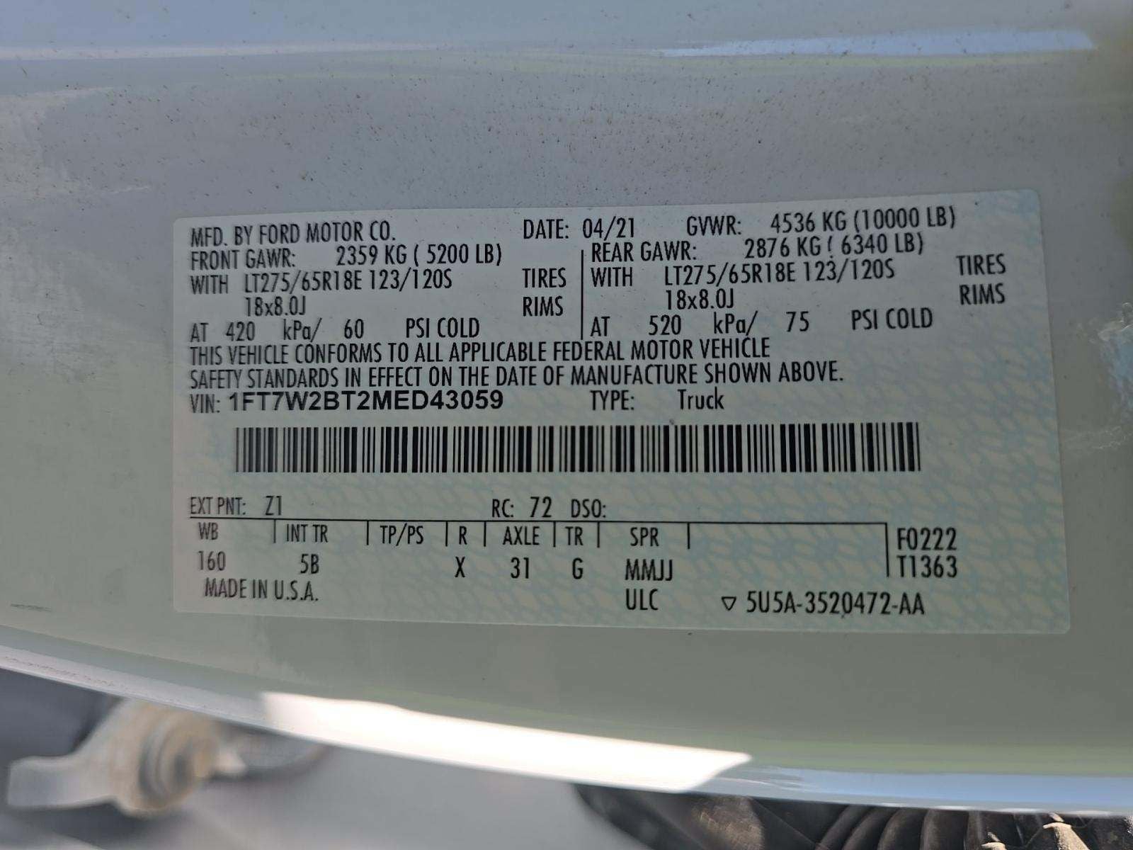 2021 Ford F-250SD Lariat
