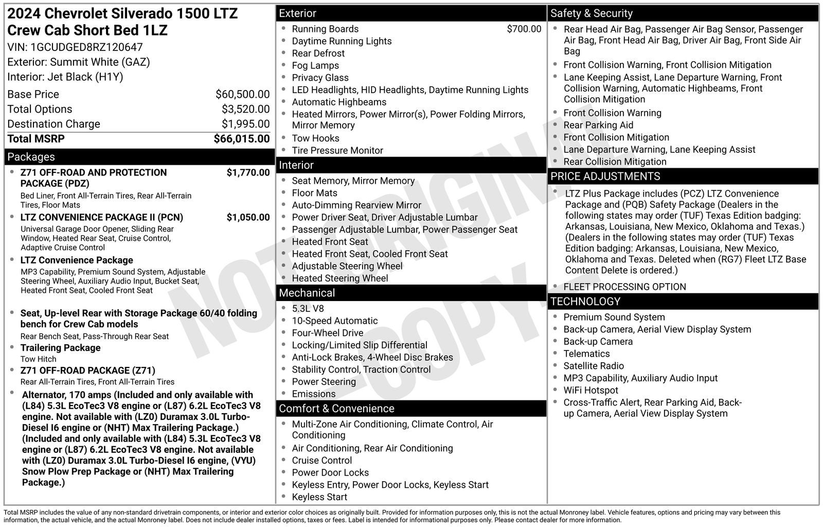 2024 Chevrolet Silverado 1500 LTZ