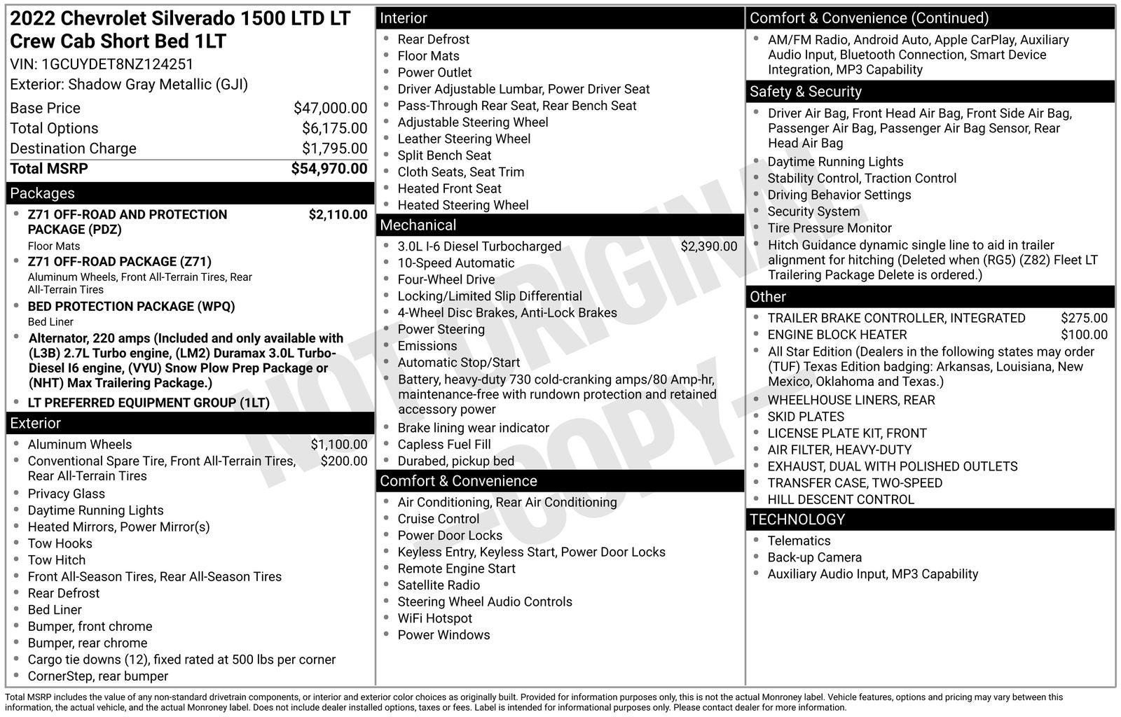 2022 Chevrolet Silverado 1500 LTD LT