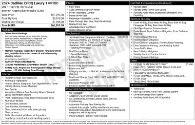 2024 Cadillac LYRIQ Luxury