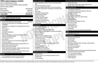 2025 Jeep Compass Limited