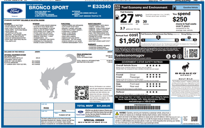2025 Ford Bronco Sport Big Bend 4WD