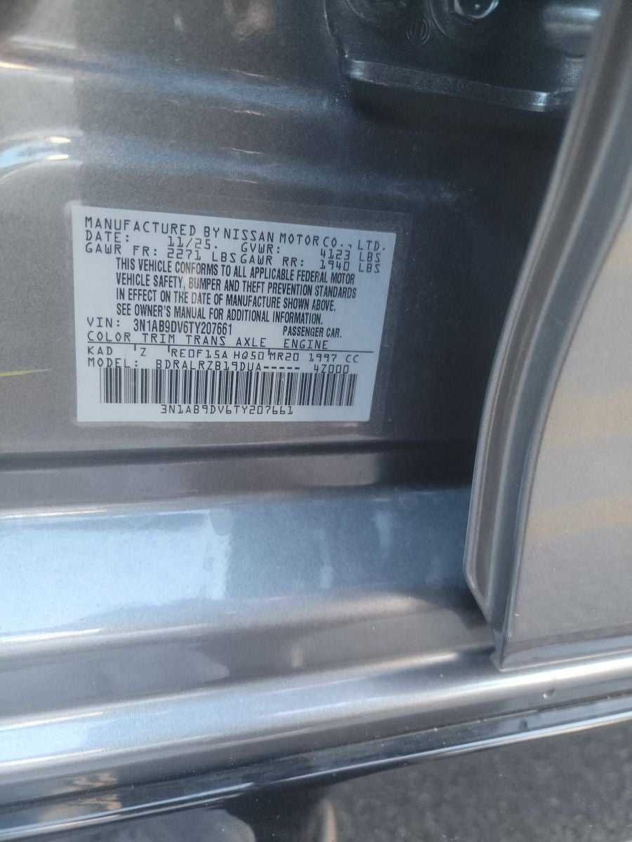 2026 Nissan Sentra SR