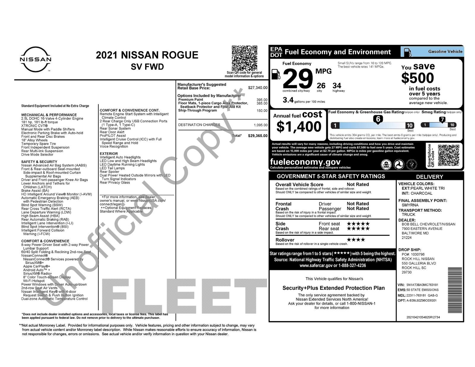 2021 Nissan Rogue SV