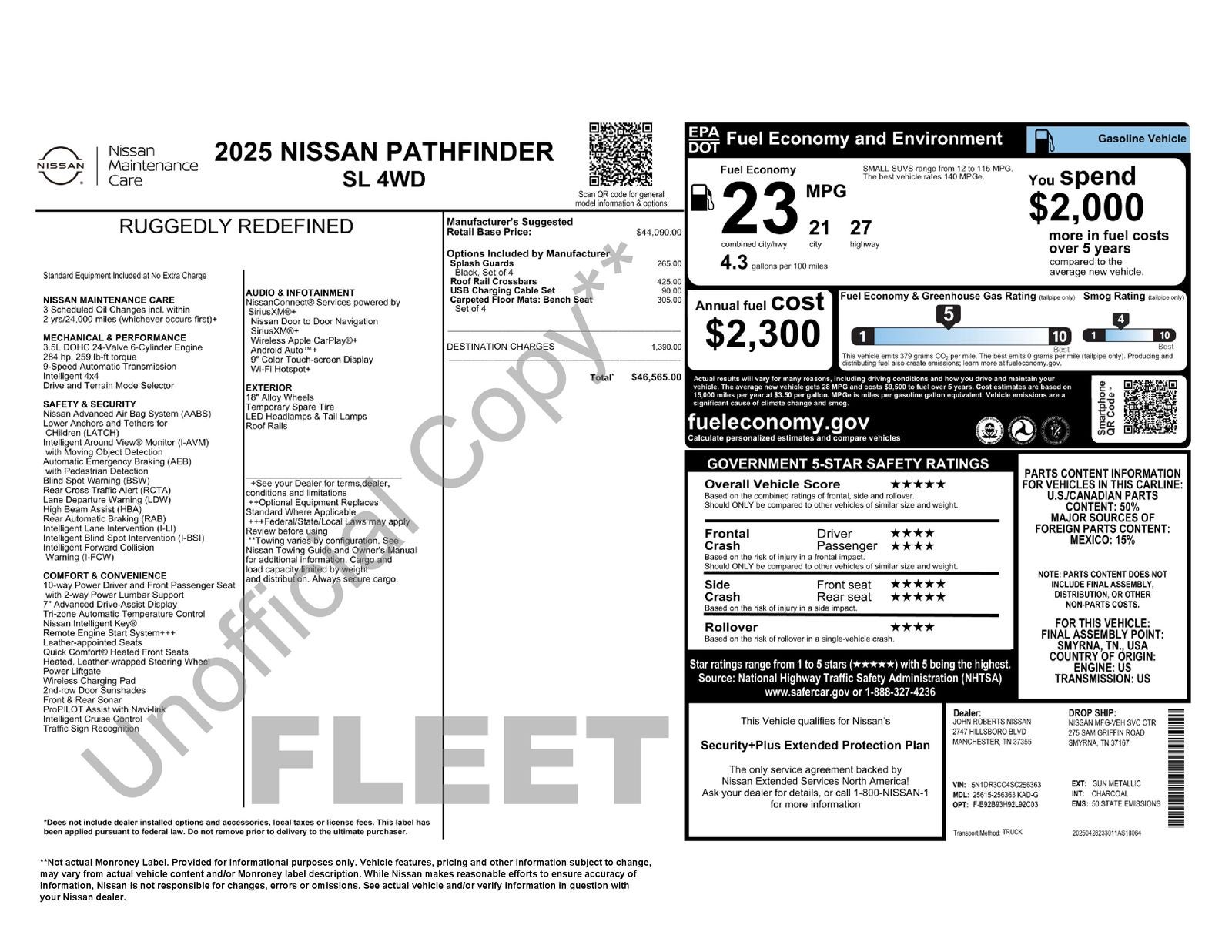 2025 Nissan Pathfinder SL