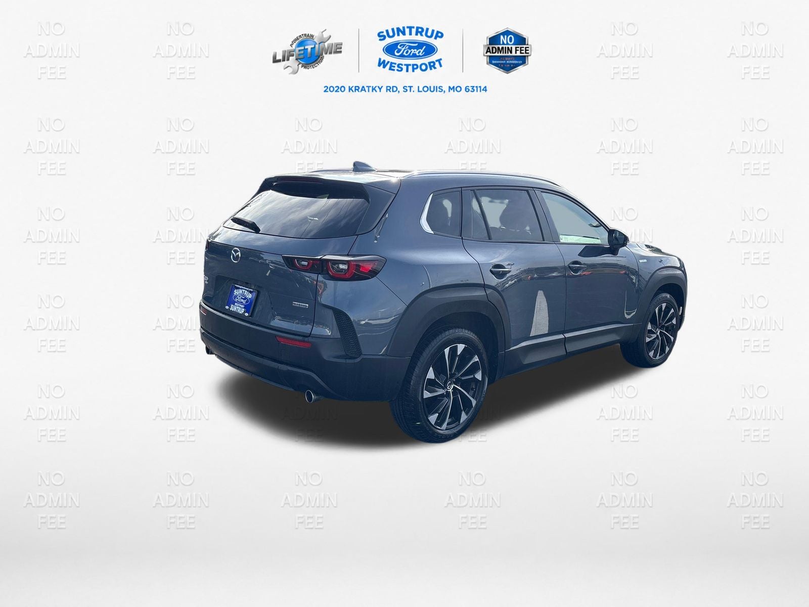 2025 Mazda Mazda CX-50 Hybrid Premium Plus AWD w/ Red Leather