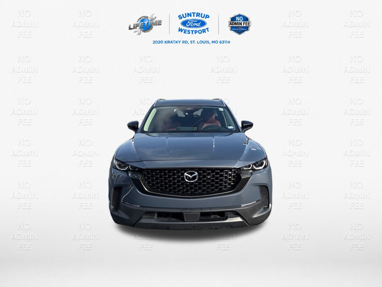 2025 Mazda Mazda CX-50 Hybrid Premium Plus AWD w/ Red Leather
