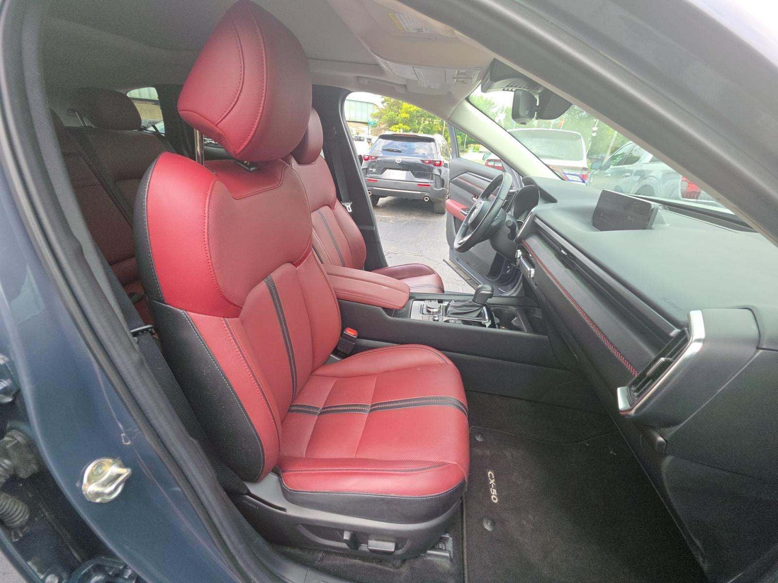 2025 Mazda Mazda CX-50 Hybrid Premium Plus AWD w/ Red Leather
