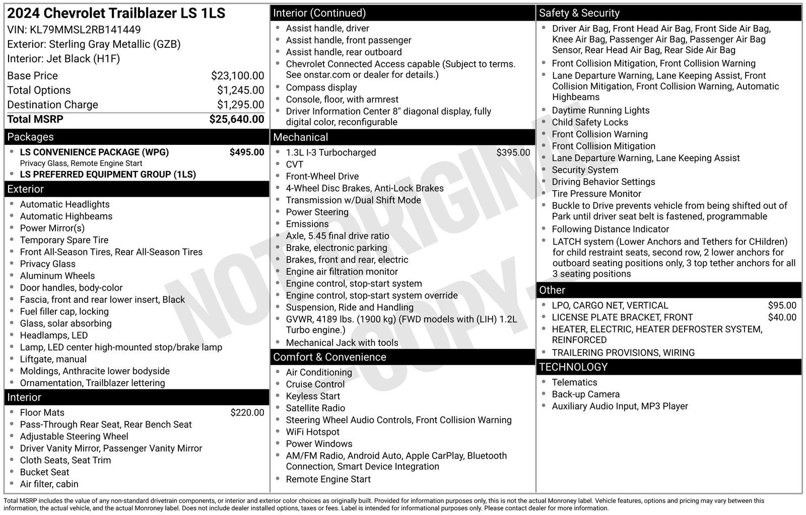 2024 Chevrolet TrailBlazer LS