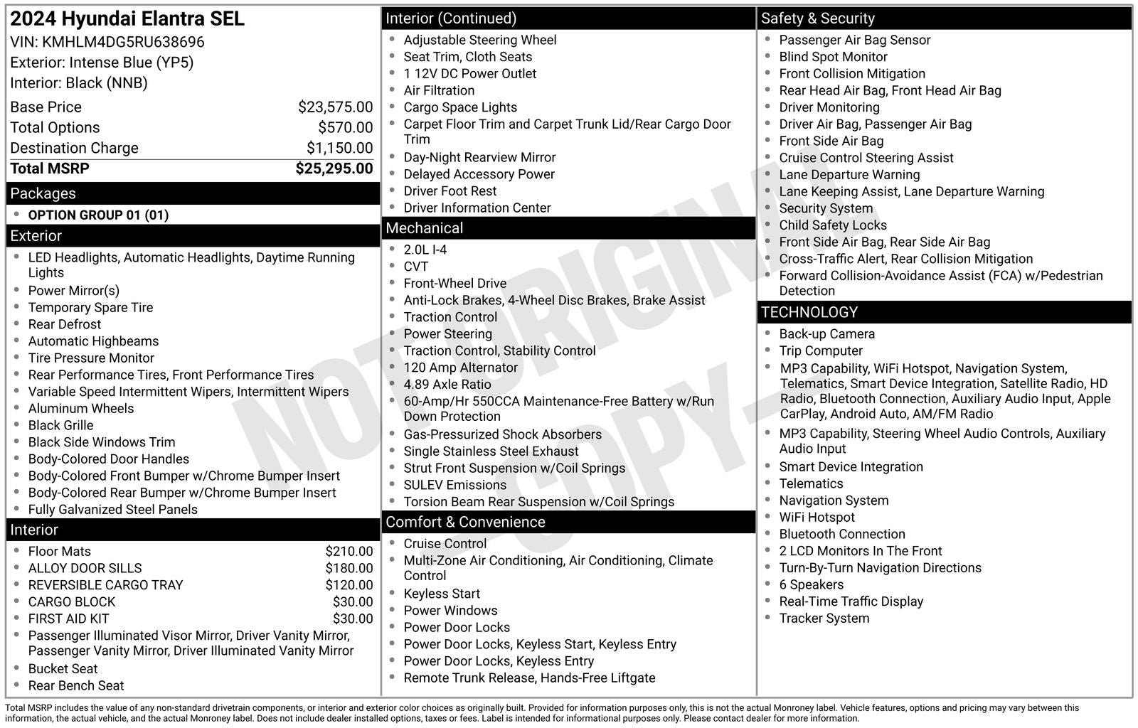 2024 Hyundai Elantra SEL