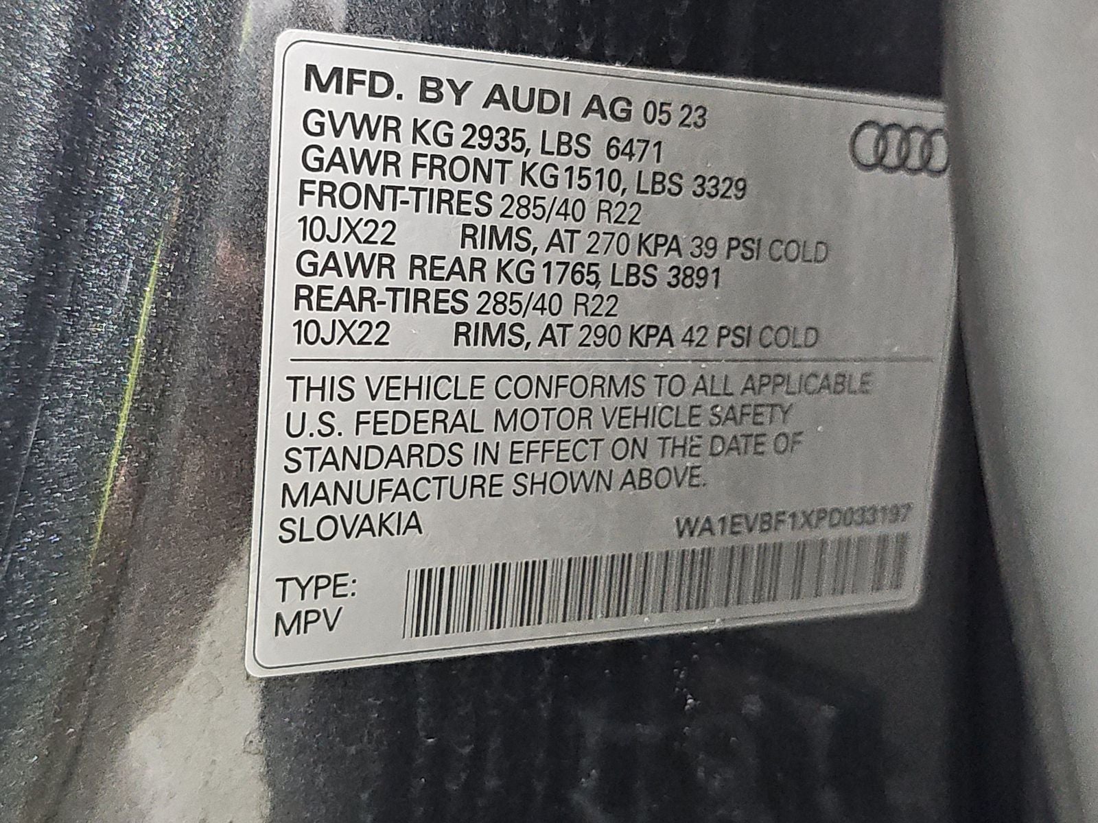 2023 Audi Q8 55 Premium Plus quattro