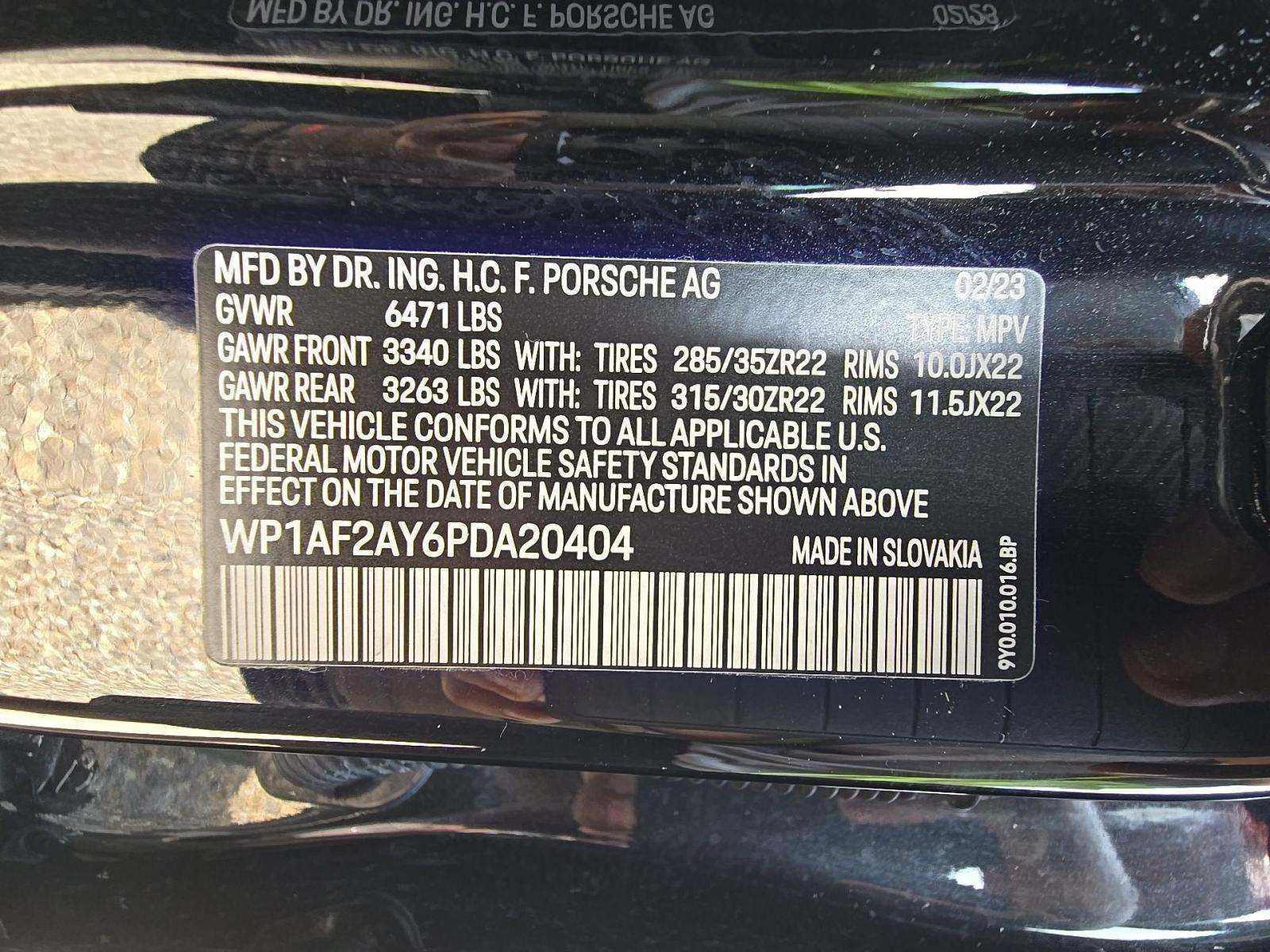 2023 Porsche Cayenne Turbo