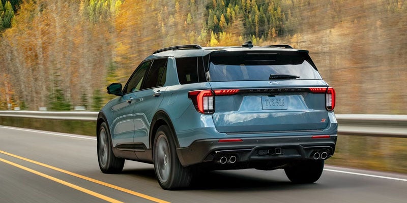 Ford Explorer SUV, a model that can qualify for Ford Blue Advantage Gold Certified coverage at Suntrup Ford Westport in St. Louis