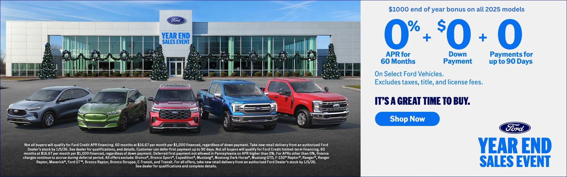 Year End Sales Event 